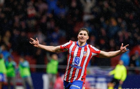 马竞新星阿尔瓦雷斯首秀赛季狂轰24球，西甲新王已崭露头角