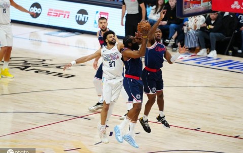 穆雷狂砍43+7哈登仅11分 掘金轻取快船拿到赛点