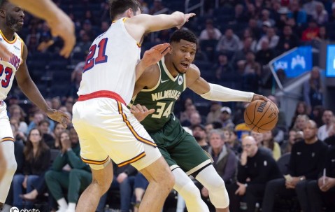 库里休战巴特勒24+10+8 字母20分勇士擒雄鹿